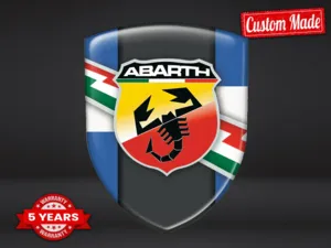 Fiat Abarth Car Window Stickers Robust Professional Max Design